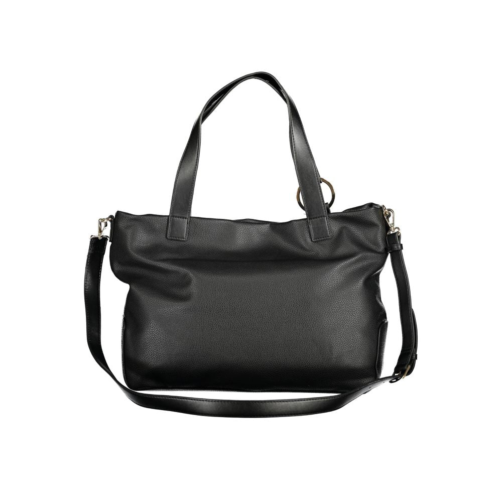 Mario Valentino Black Polyethylene Women Handbag - ACCEXO