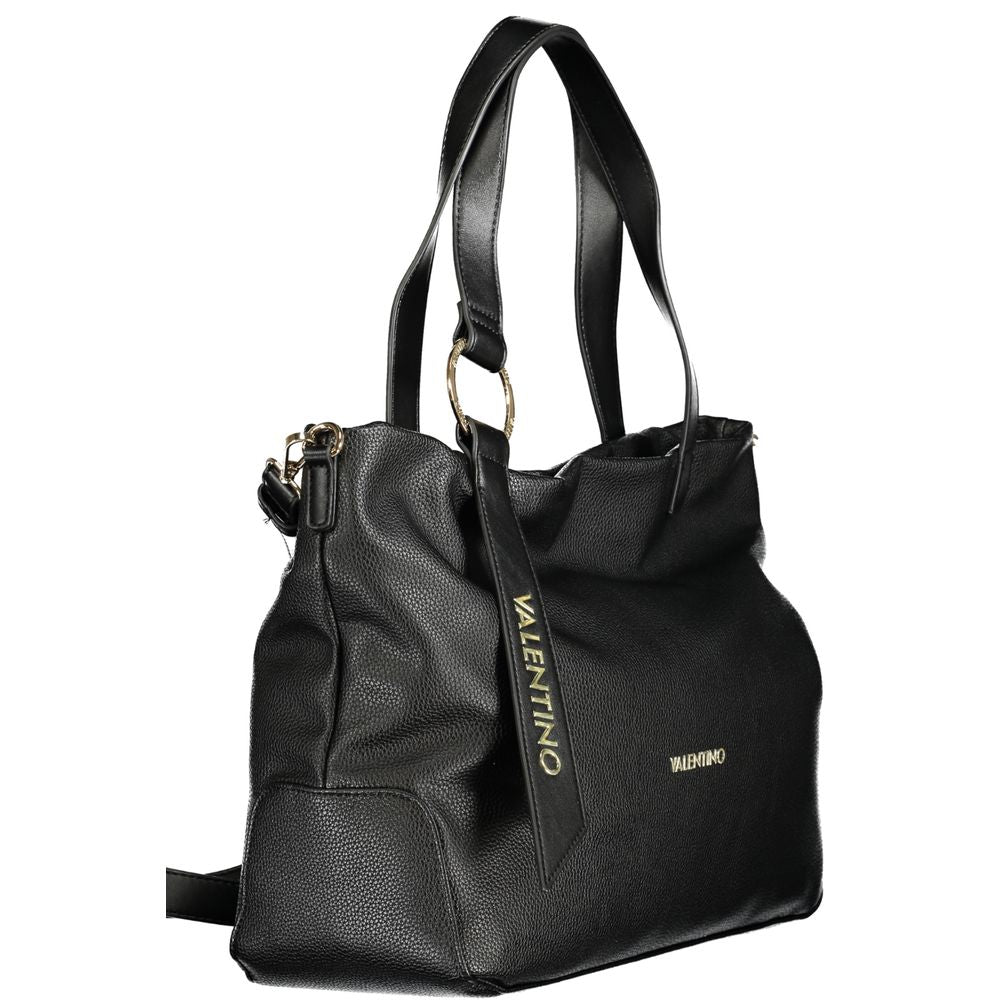 Mario Valentino Black Polyethylene Women Handbag - ACCEXO