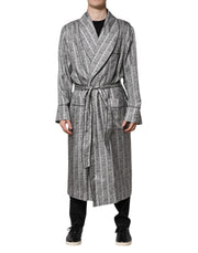 Dolce & Gabbana Multicolor Floral Robe Coat Wrap Jacket - ACCEXO