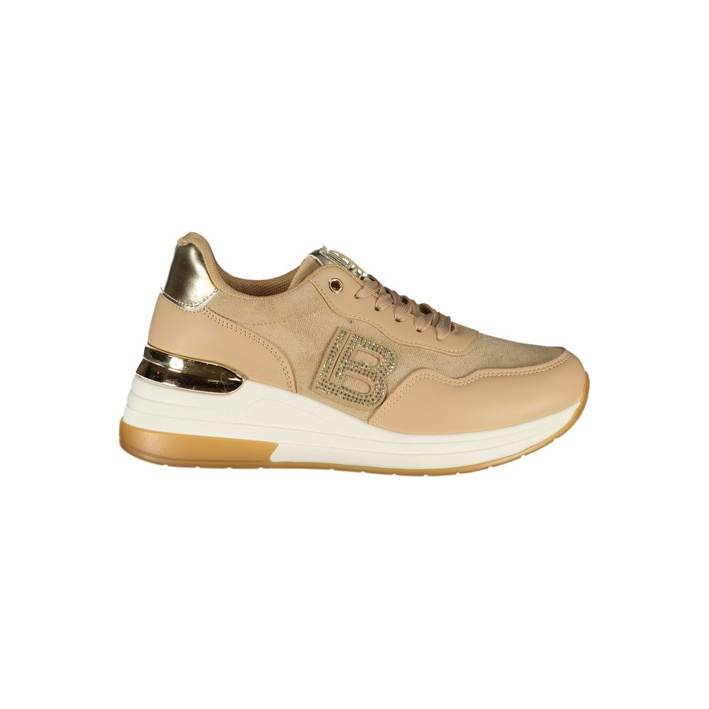 Laura Biagiotti Beige Polyester Women Sneaker - ACCEXO