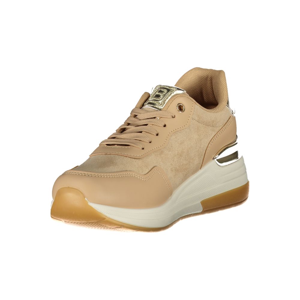 Laura Biagiotti Beige Polyester Women Sneaker - ACCEXO