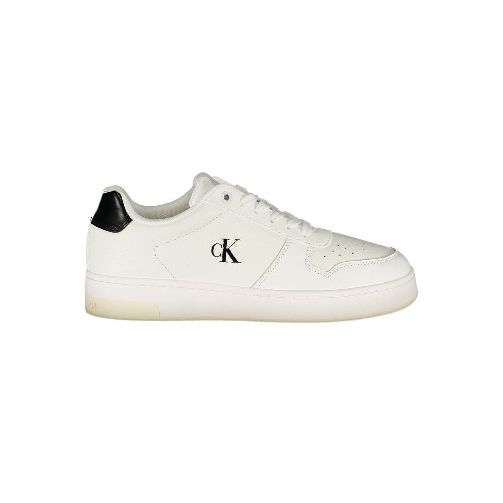 Calvin Klein White Leather Women Sneaker - ACCEXO