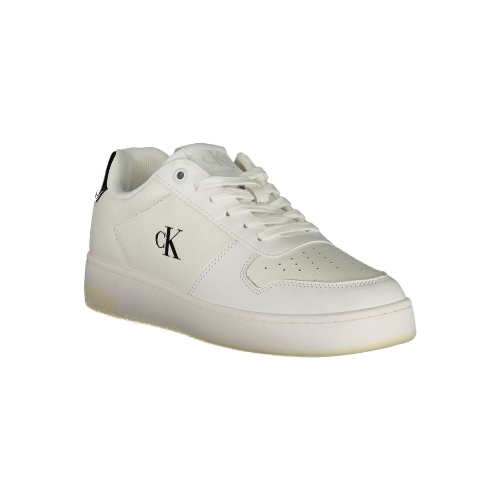 Calvin Klein White Leather Women Sneaker - ACCEXO