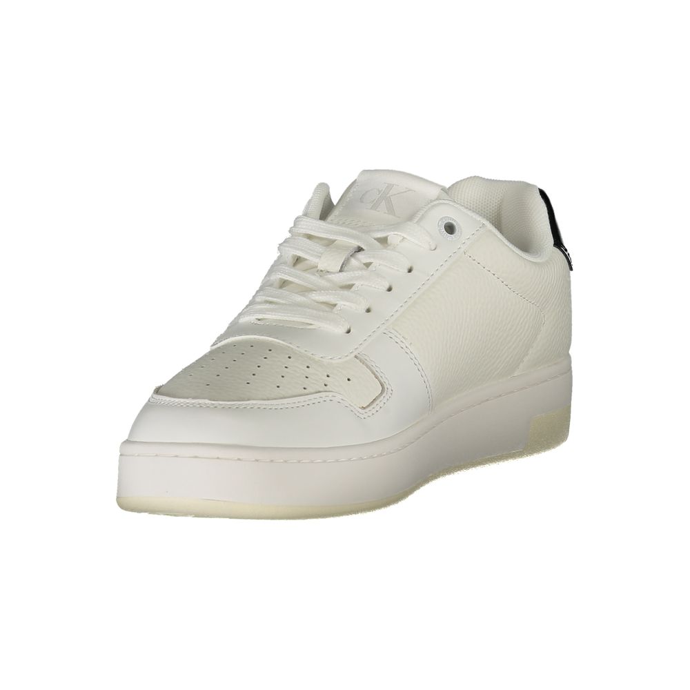 Calvin Klein White Leather Women Sneaker - ACCEXO