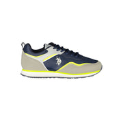 U.S. POLO ASSN. Blue Polyester Sneaker - ACCEXO