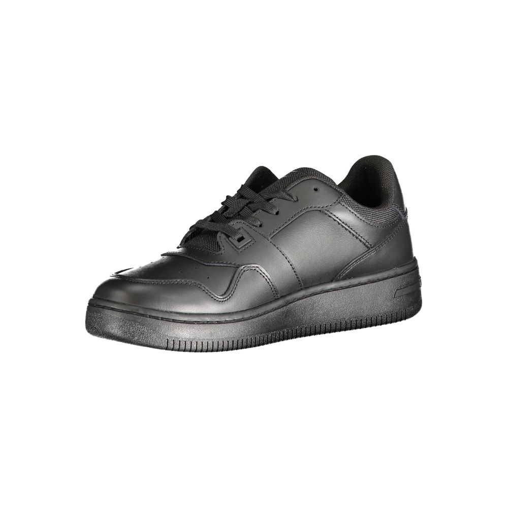 Black sneaker on a white background