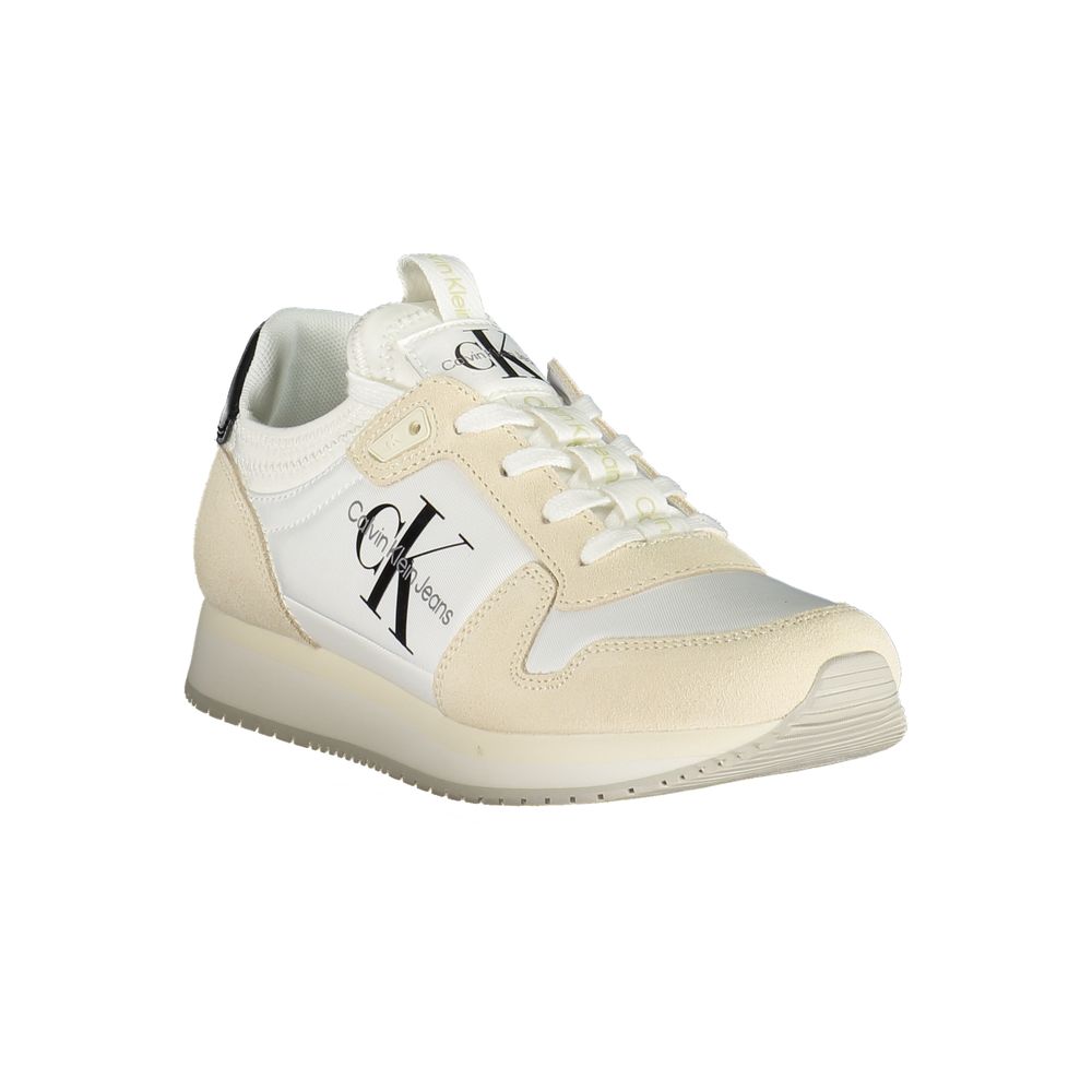 Calvin Klein White Polyester Women Sneaker - ACCEXO