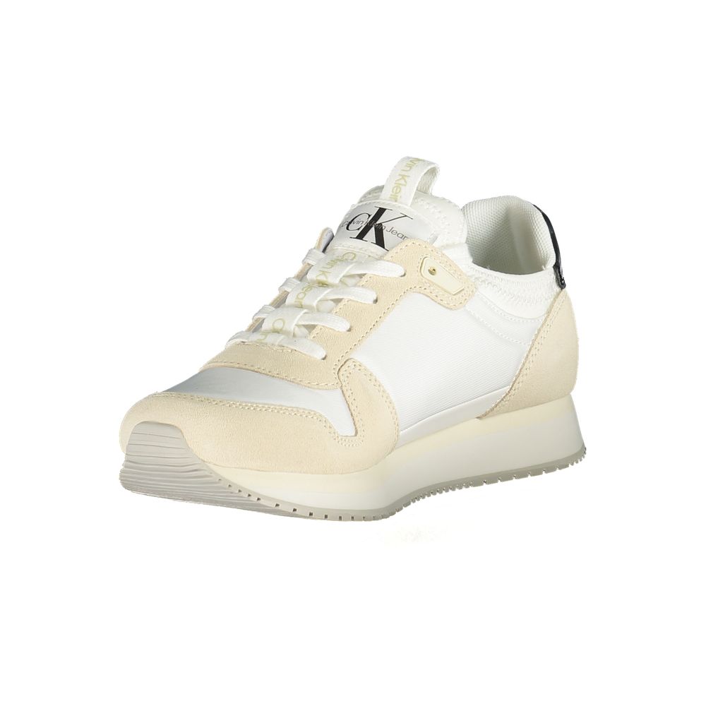 Calvin Klein White Polyester Women Sneaker - ACCEXO
