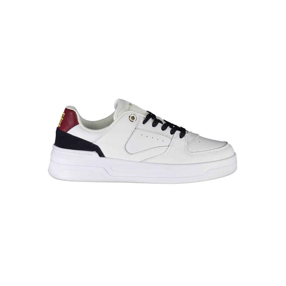 Tommy Hilfiger White Leather Women Sneaker - ACCEXO