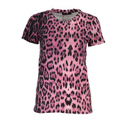 Cavalli Class Pink Cotton Tops & T-Shirt - ACCEXO