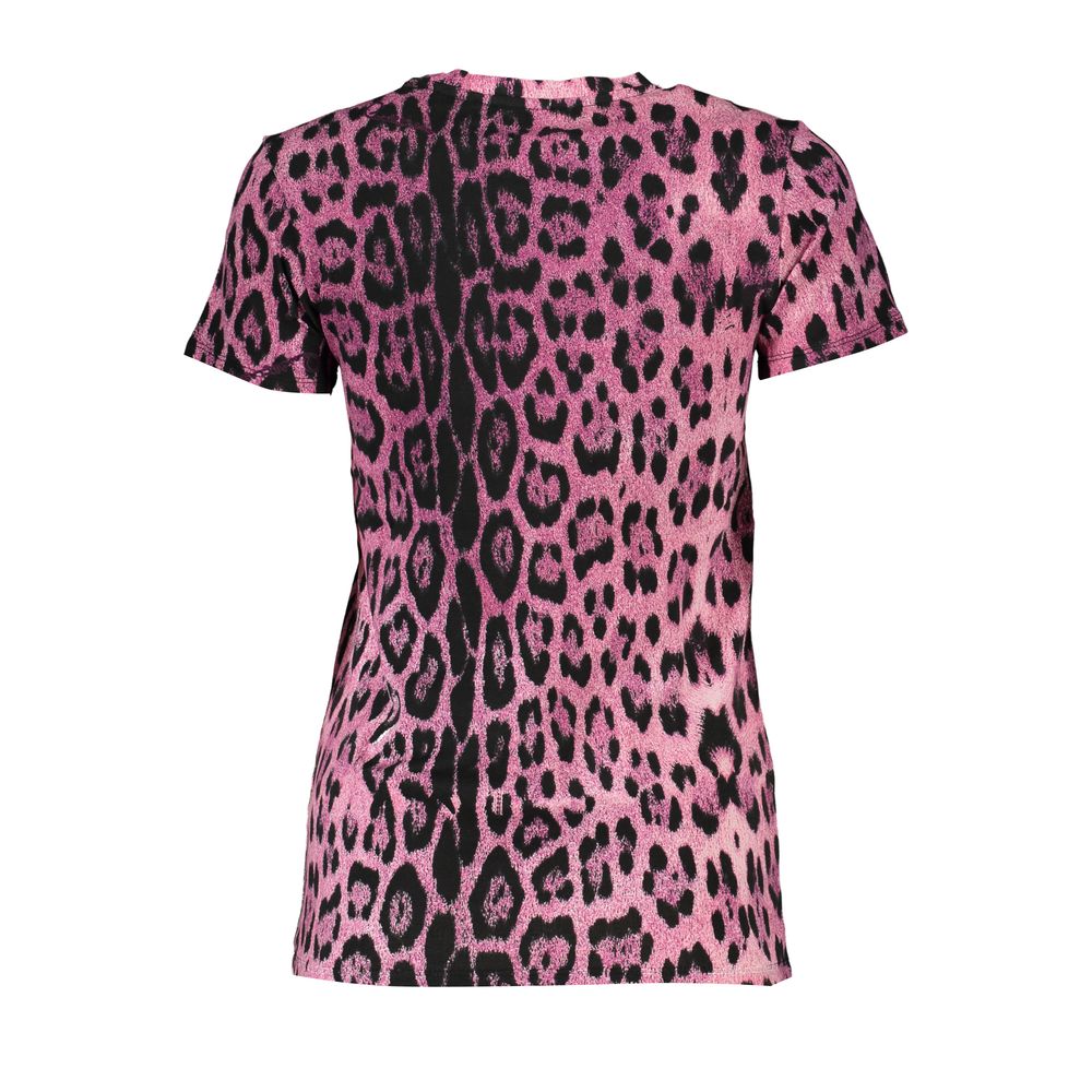 Cavalli Class Pink Cotton Tops & T-Shirt - ACCEXO