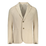 Guess Jeans Beige Cotton Jacket - ACCEXO
