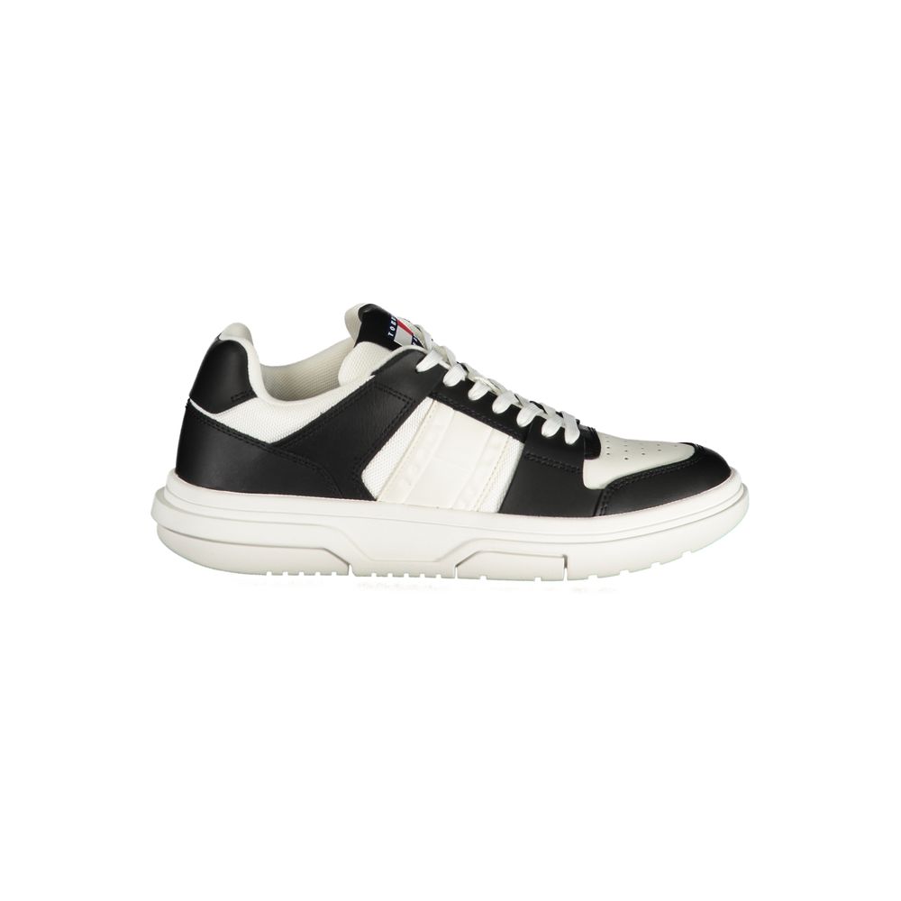 Tommy Hilfiger Black Leather Women Sneaker - ACCEXO