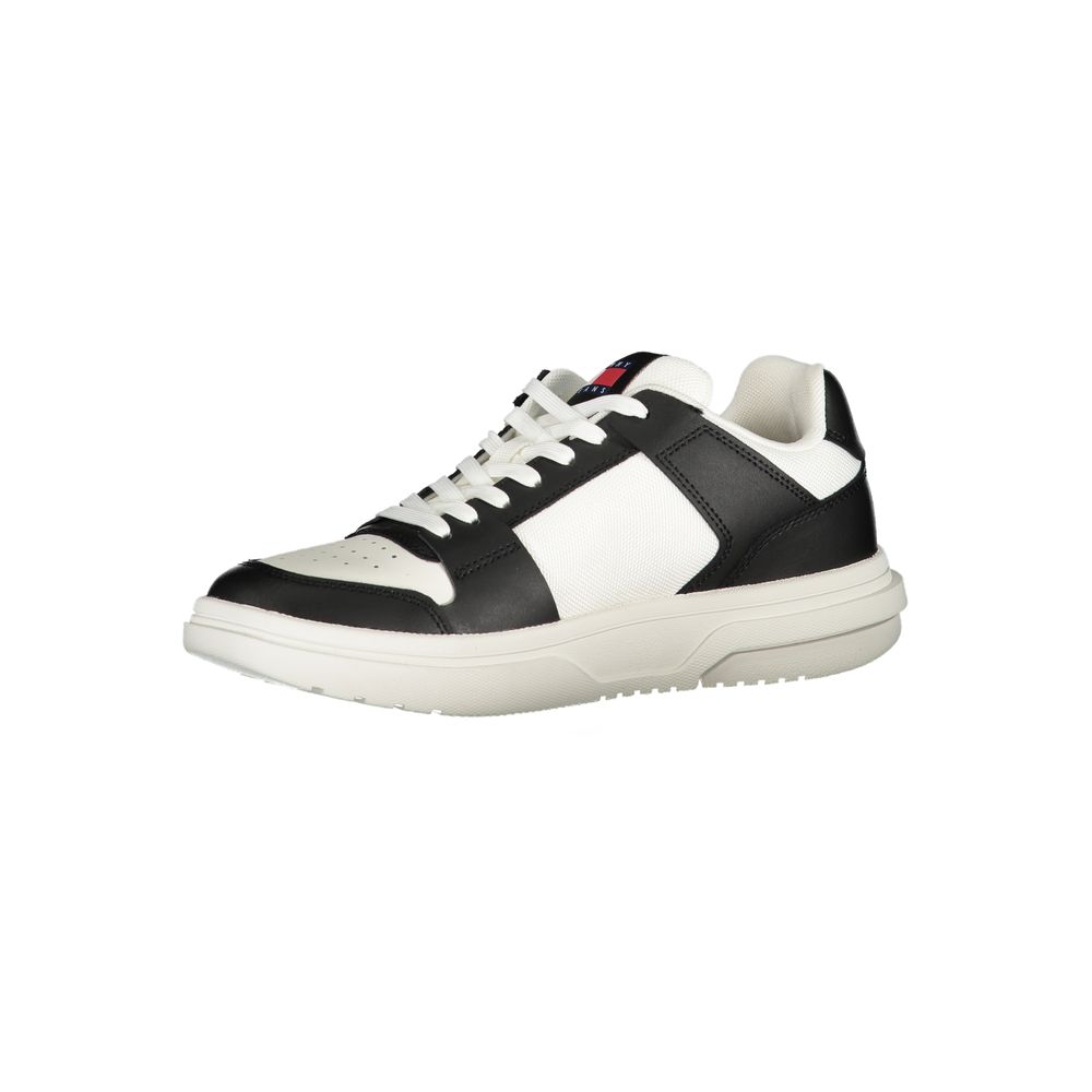Tommy Hilfiger Black Leather Women Sneaker - ACCEXO