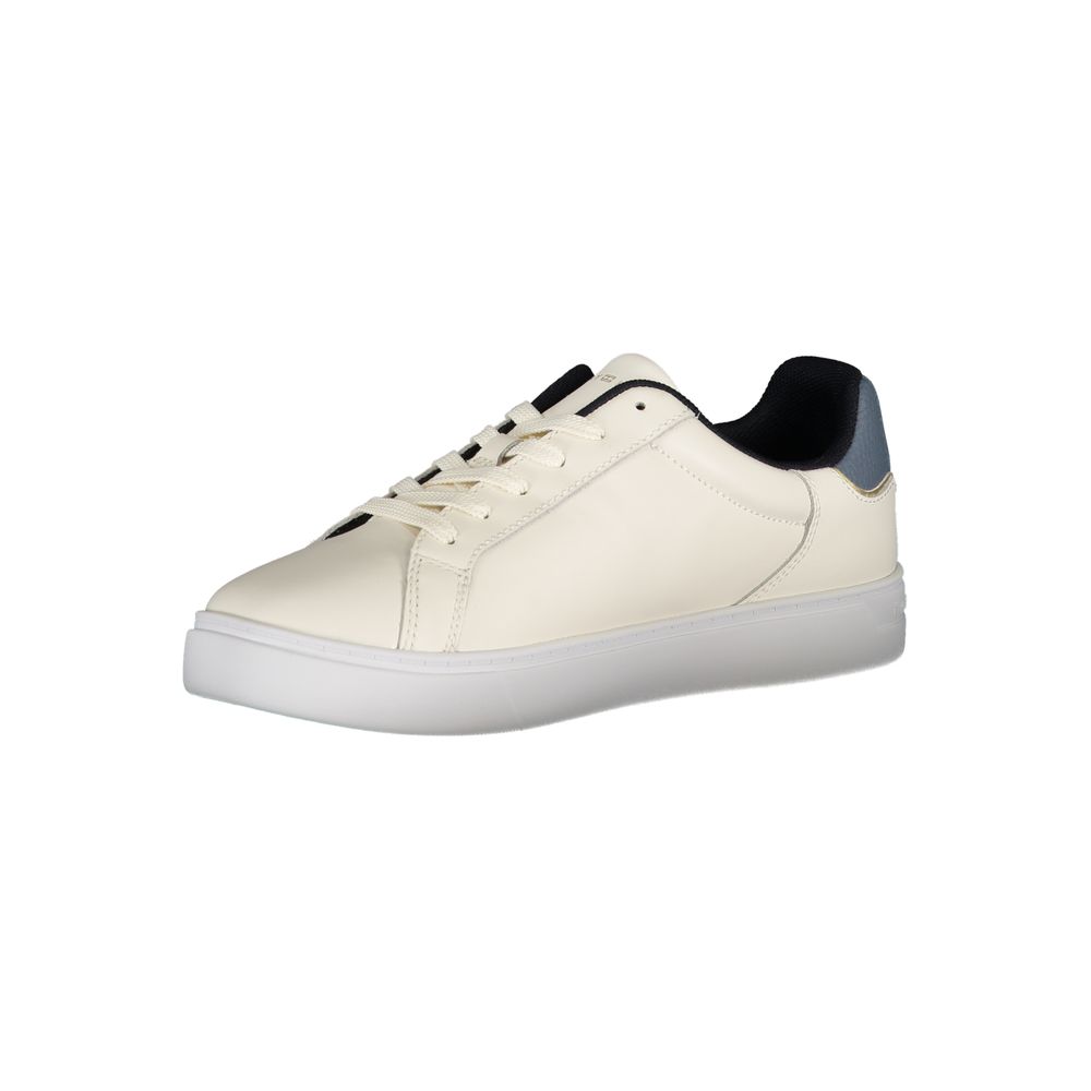 Tommy Hilfiger Beige Leather Women Sneaker - ACCEXO