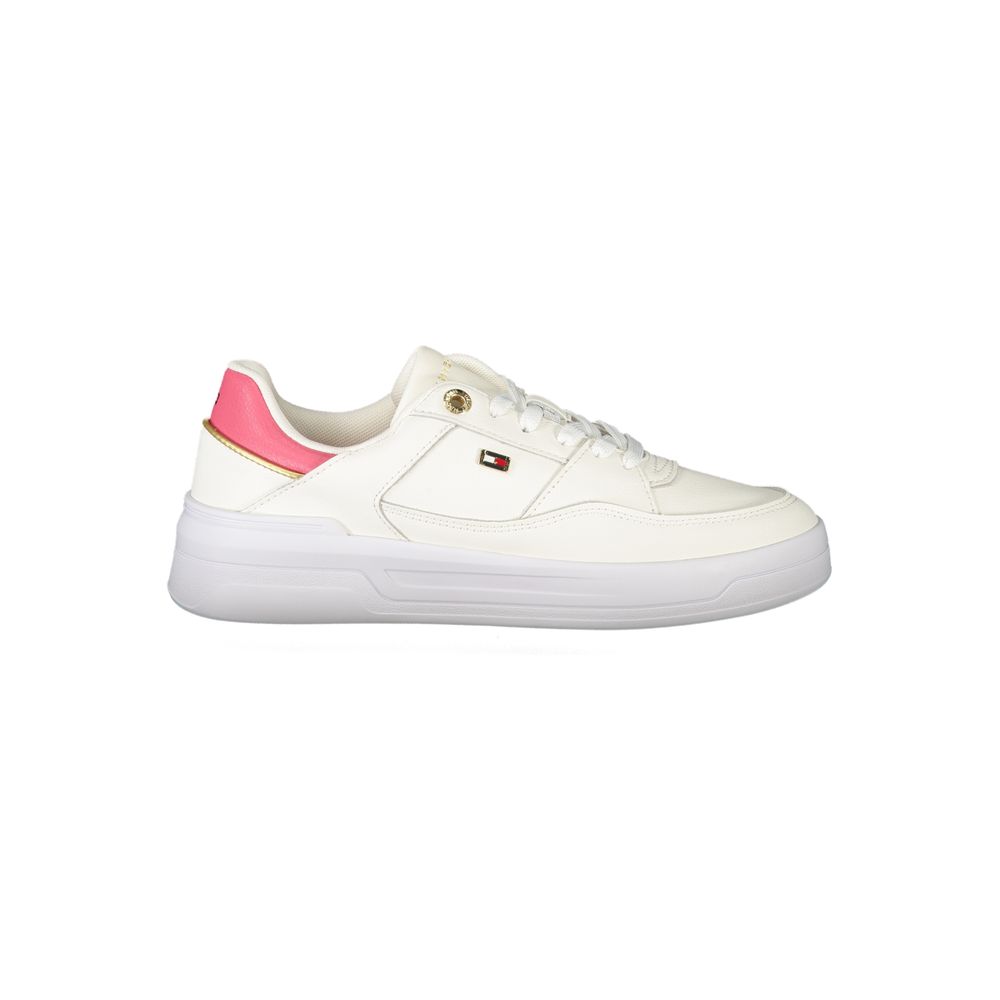 Tommy Hilfiger White Polyethylene Women Sneaker - ACCEXO