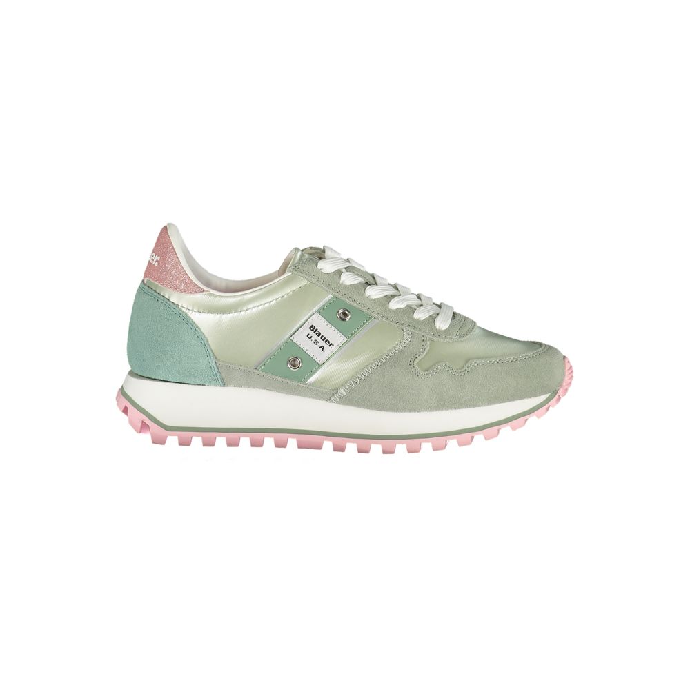 Blauer Green Polyester Women Sneaker - ACCEXO