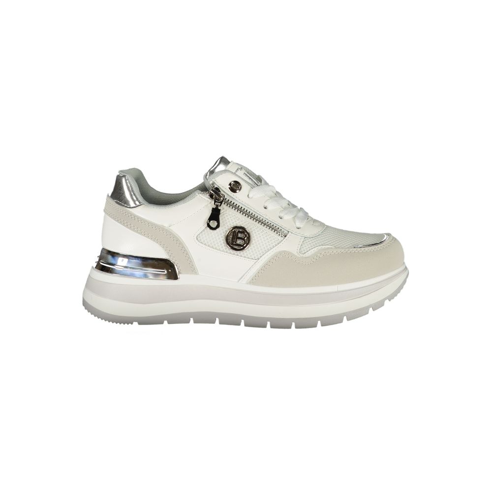 Laura Biagiotti White Polyester Women Sneaker - ACCEXO