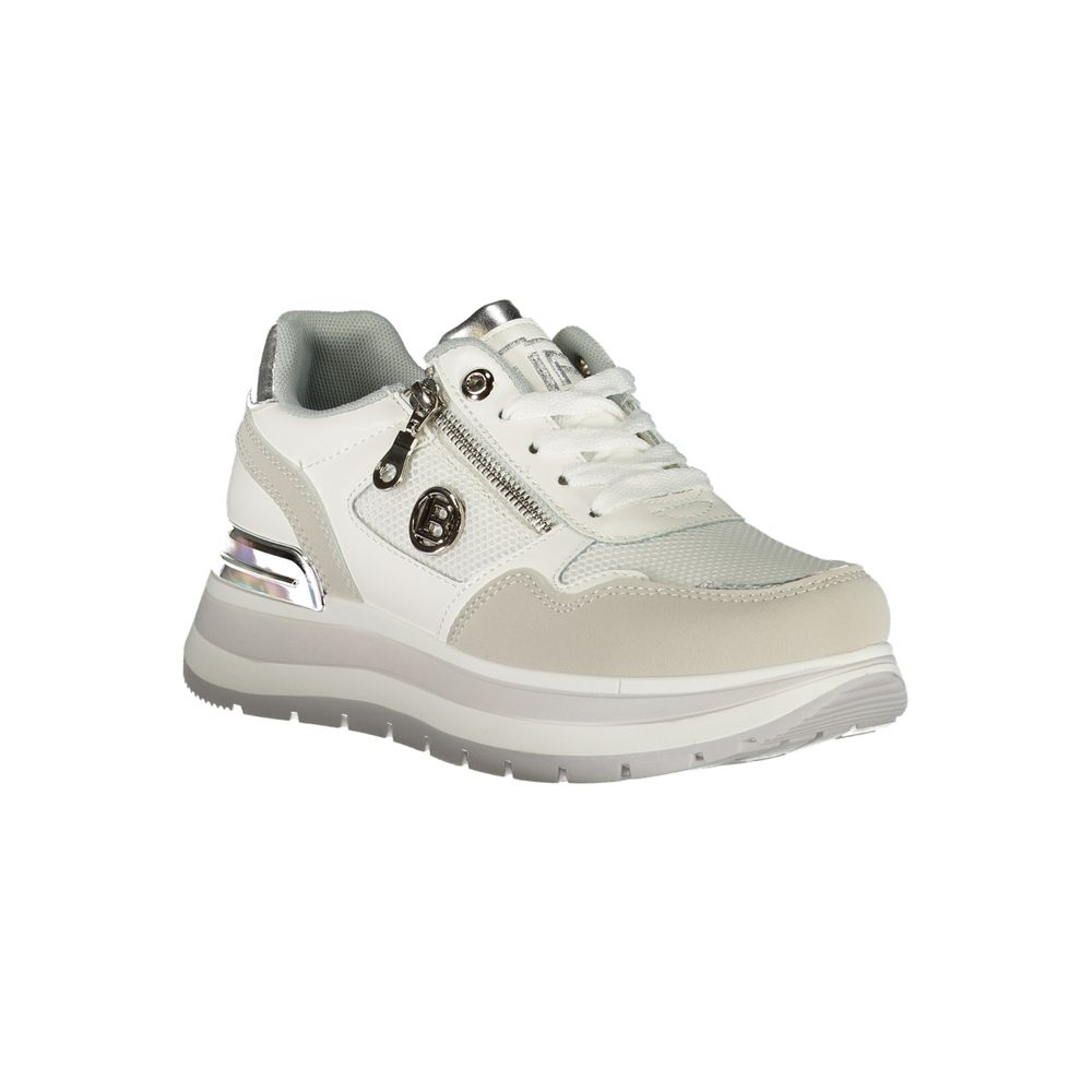 Laura Biagiotti White Polyester Women Sneaker - ACCEXO