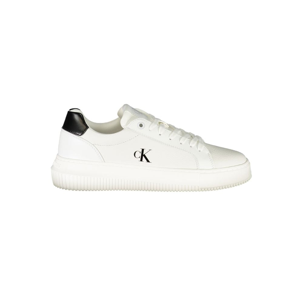 Calvin Klein White Leather Women Sneaker - ACCEXO