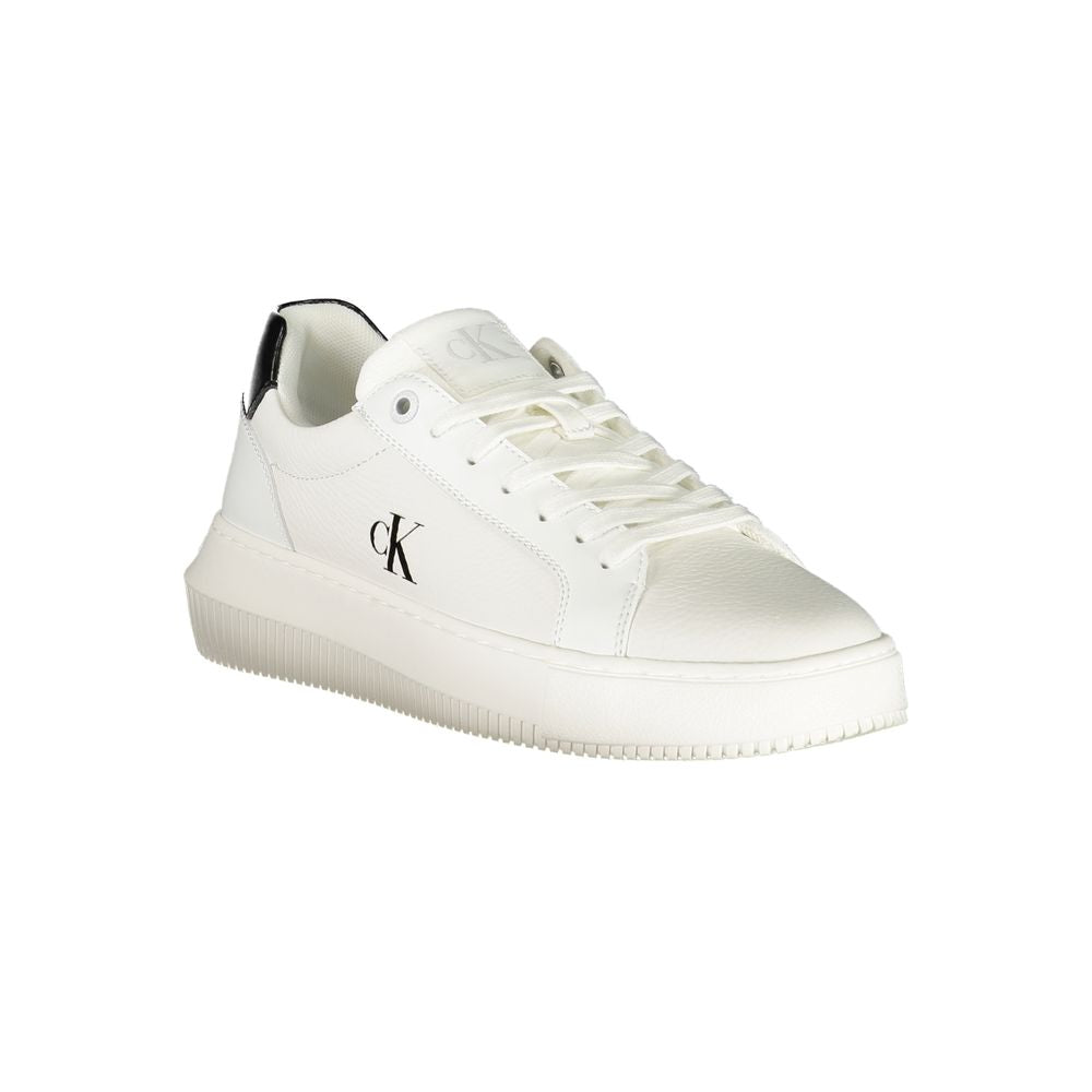 Calvin Klein White Leather Women Sneaker - ACCEXO