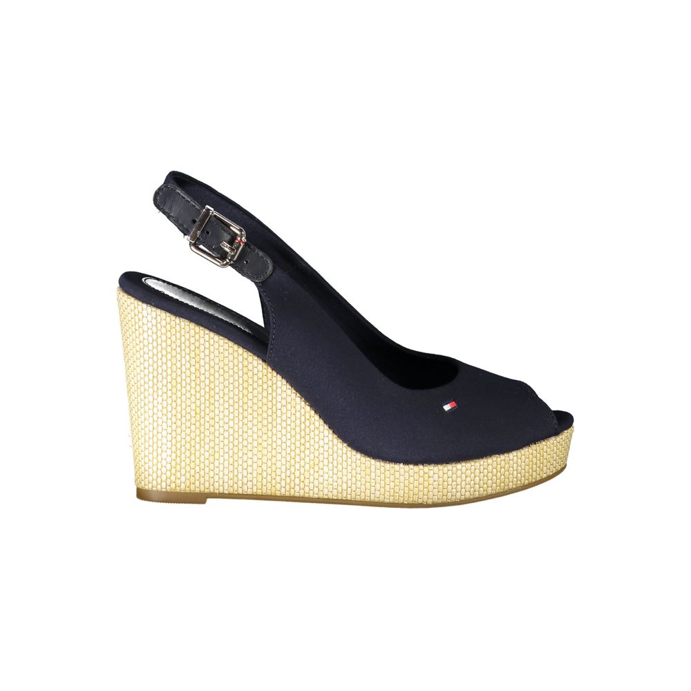 Tommy Hilfiger Blue Cotton Sandal - ACCEXO