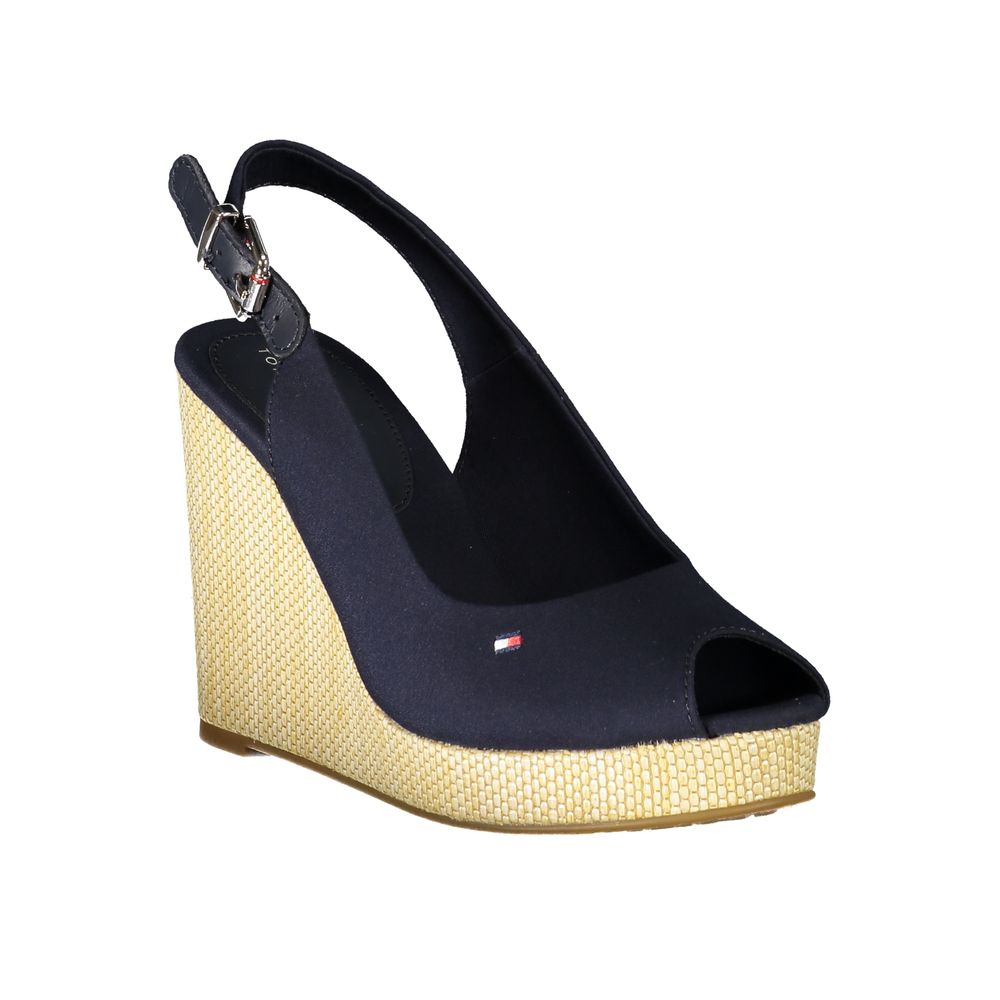 Tommy Hilfiger Blue Cotton Sandal - ACCEXO