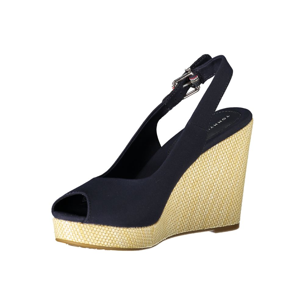 Tommy Hilfiger Blue Cotton Sandal - ACCEXO