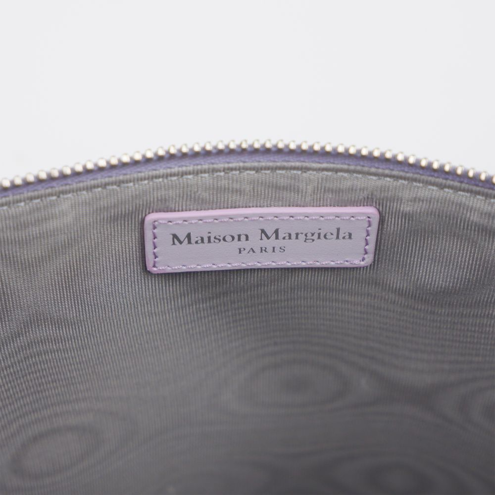 Maison Margiela Purple Calfskin Clutch Bag - ACCEXO