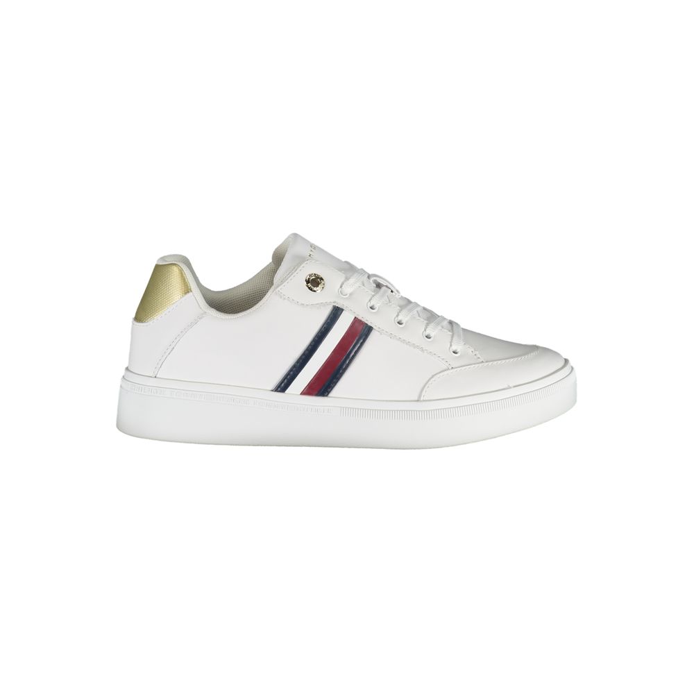 Tommy Hilfiger White Leather Women Sneaker - ACCEXO
