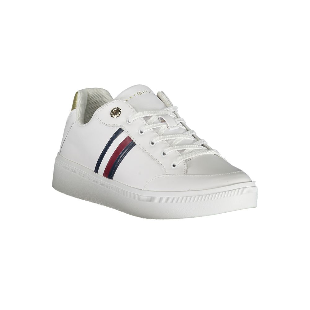 Tommy Hilfiger White Leather Women Sneaker - ACCEXO