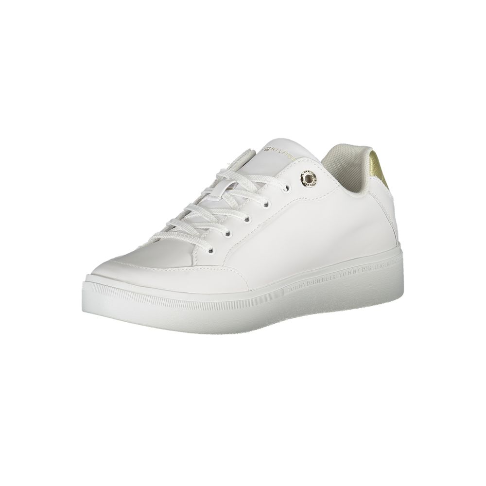 Tommy Hilfiger White Leather Women Sneaker - ACCEXO