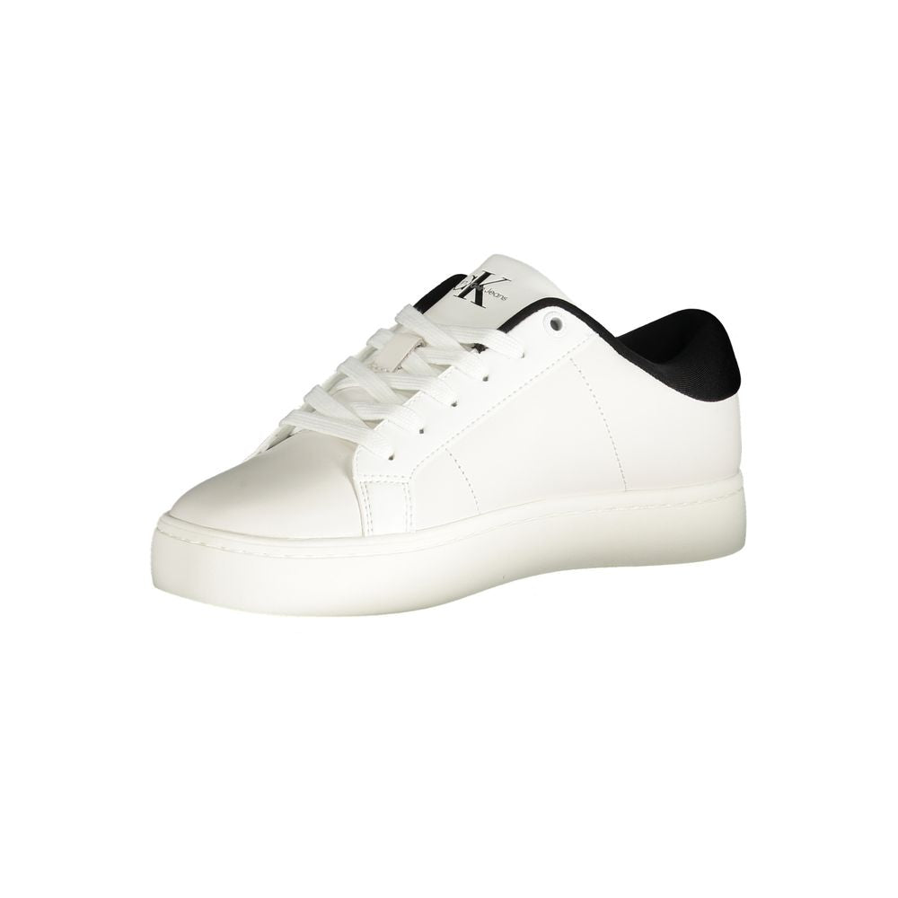 Calvin Klein White Polyester Sneaker - ACCEXO