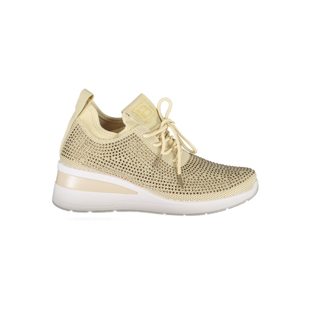 Laura Biagiotti Beige Polyester Women Sneaker - ACCEXO