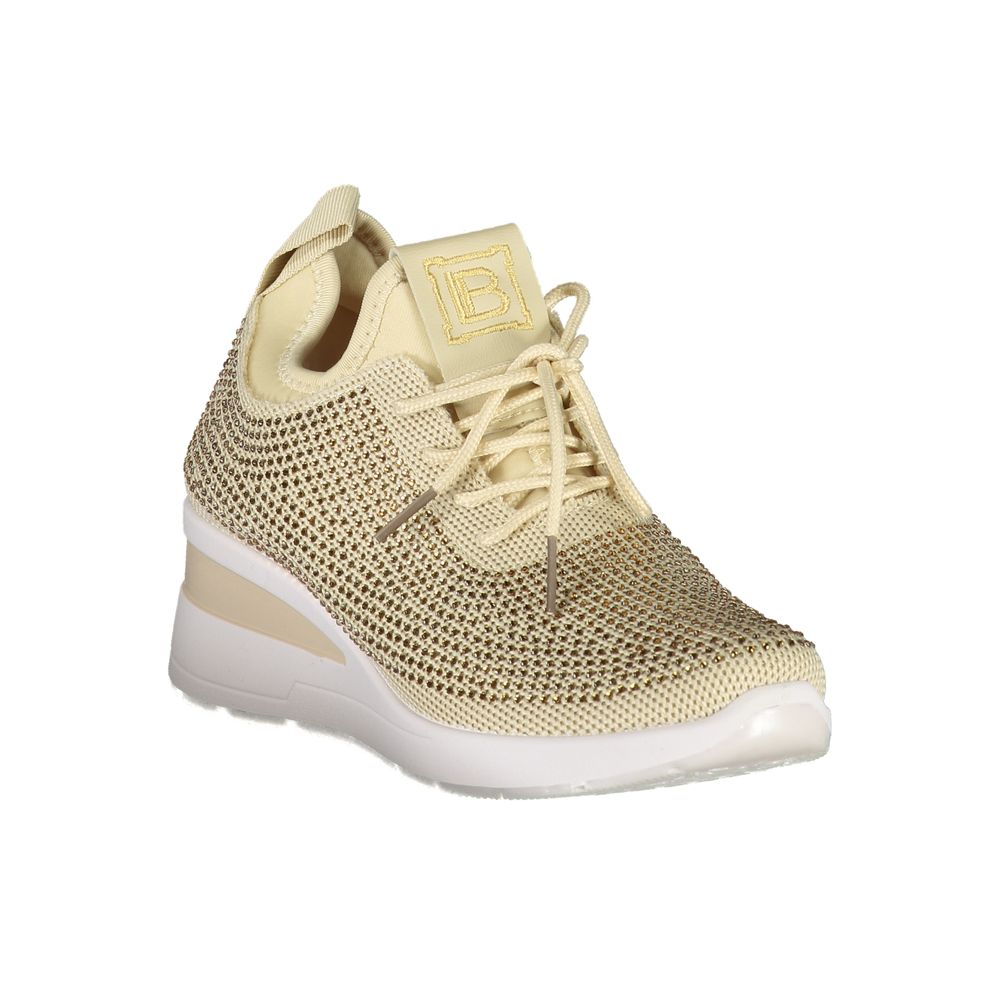 Laura Biagiotti Beige Polyester Women Sneaker - ACCEXO