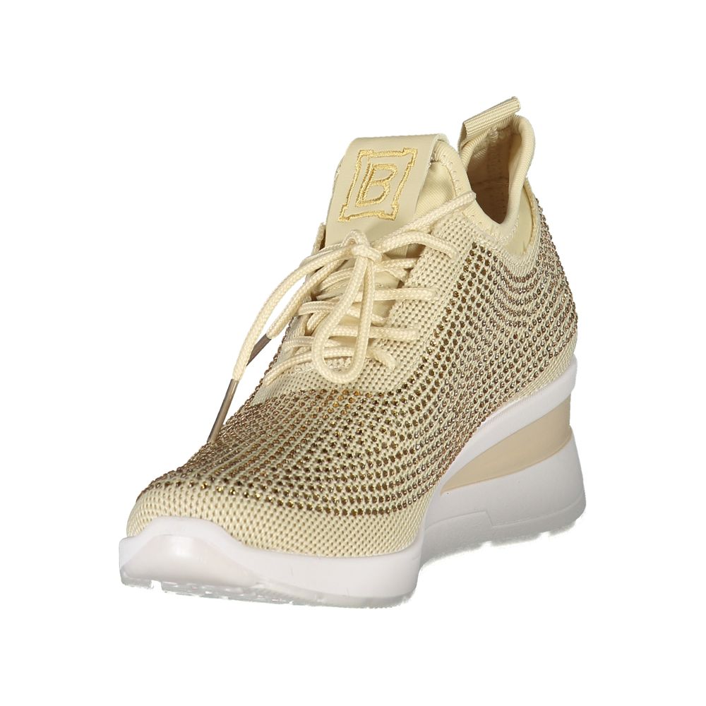Laura Biagiotti Beige Polyester Women Sneaker - ACCEXO