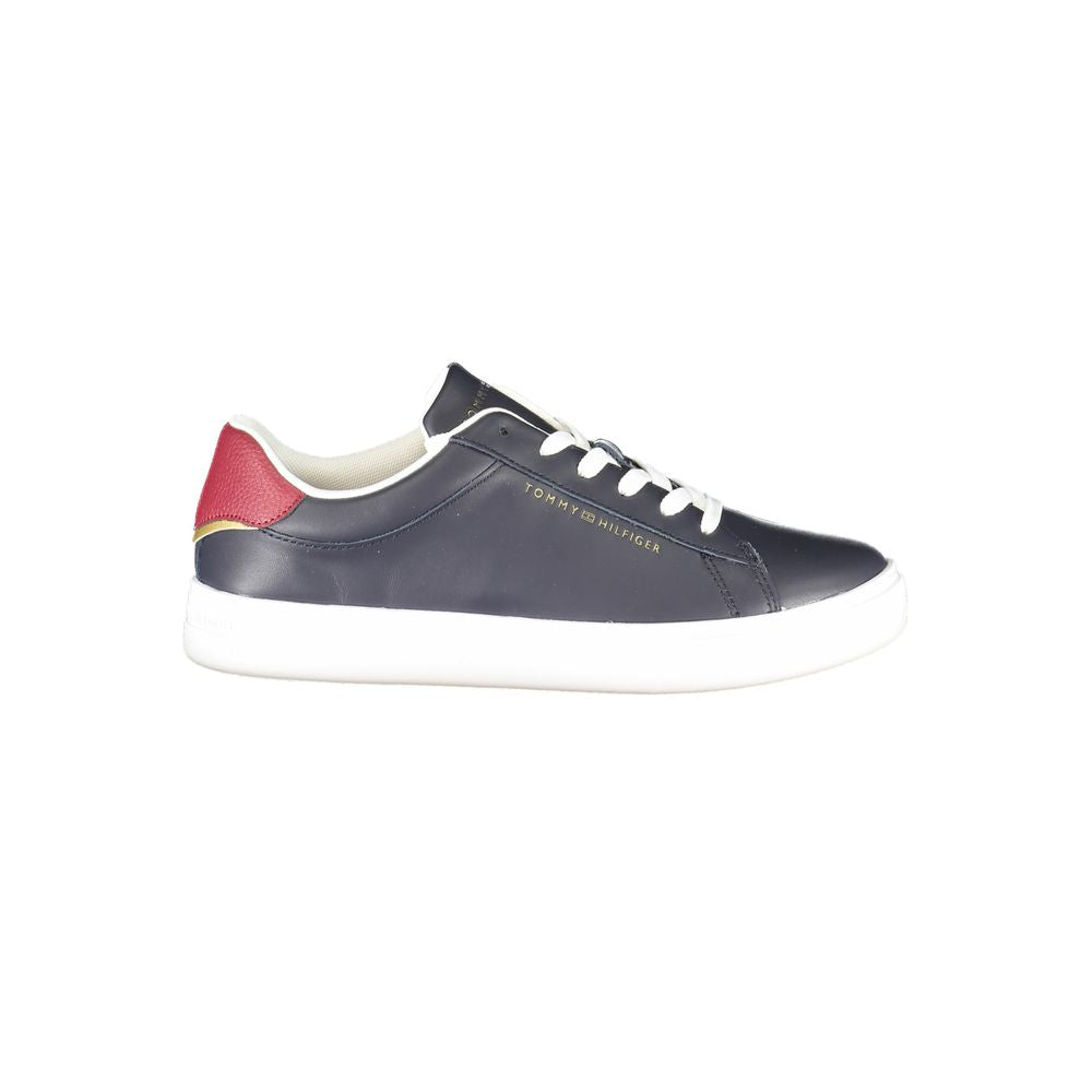 Tommy Hilfiger Blue Leather Women Sneaker - ACCEXO