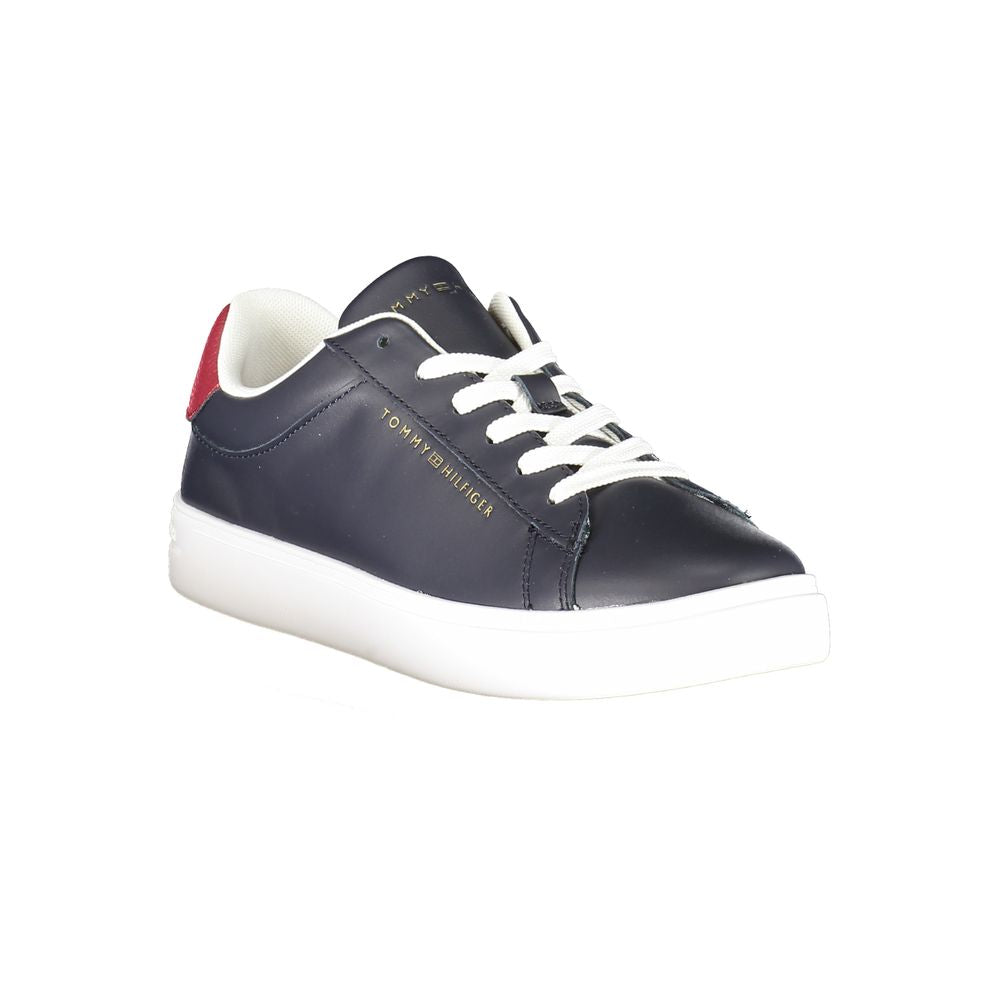 Tommy Hilfiger Blue Leather Women Sneaker - ACCEXO