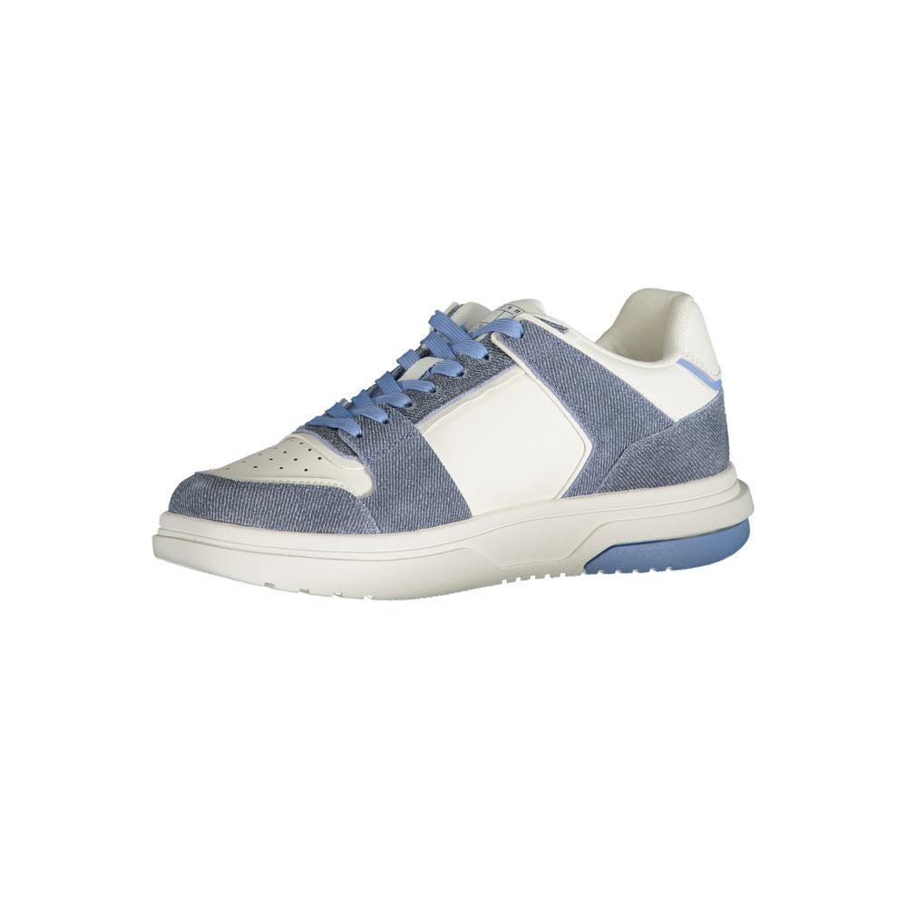 Tommy Hilfiger Light Blue Leather Women Sneaker - ACCEXO