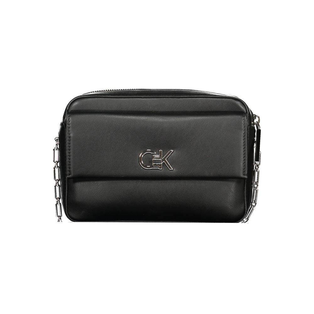 Calvin Klein Black Polyester Women Handbag - ACCEXO