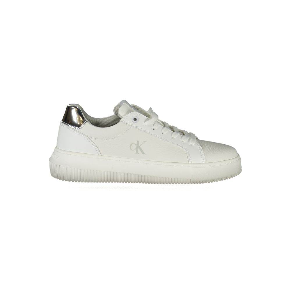Calvin Klein White Polyethylene Women Sneaker - ACCEXO