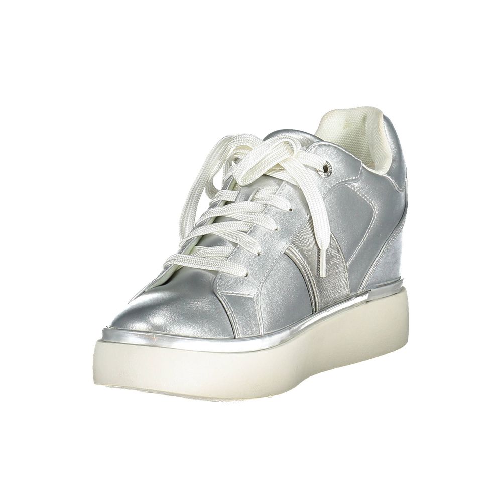 U.S. POLO ASSN. Gray Polyester Women Sneaker - ACCEXO