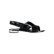 Calvin Klein Black Leather Women Sandal - ACCEXO