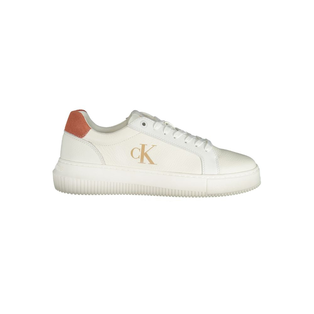 Calvin Klein White Polyethylene Women Sneaker - ACCEXO