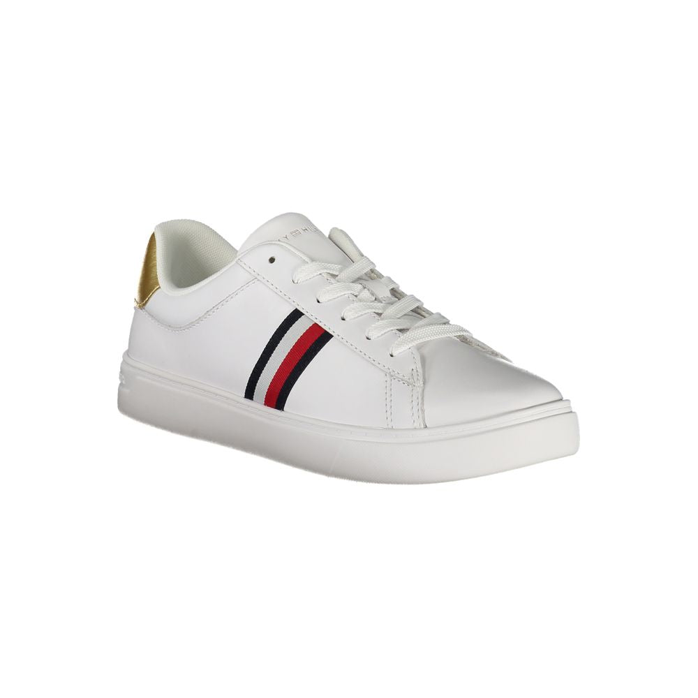 Tommy Hilfiger White Leather Women Sneaker - ACCEXO