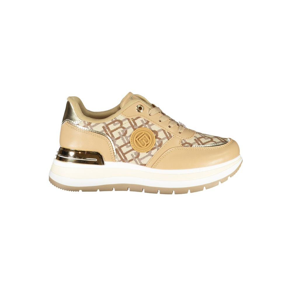 Laura Biagiotti Beige Polyester Women Sneaker - ACCEXO