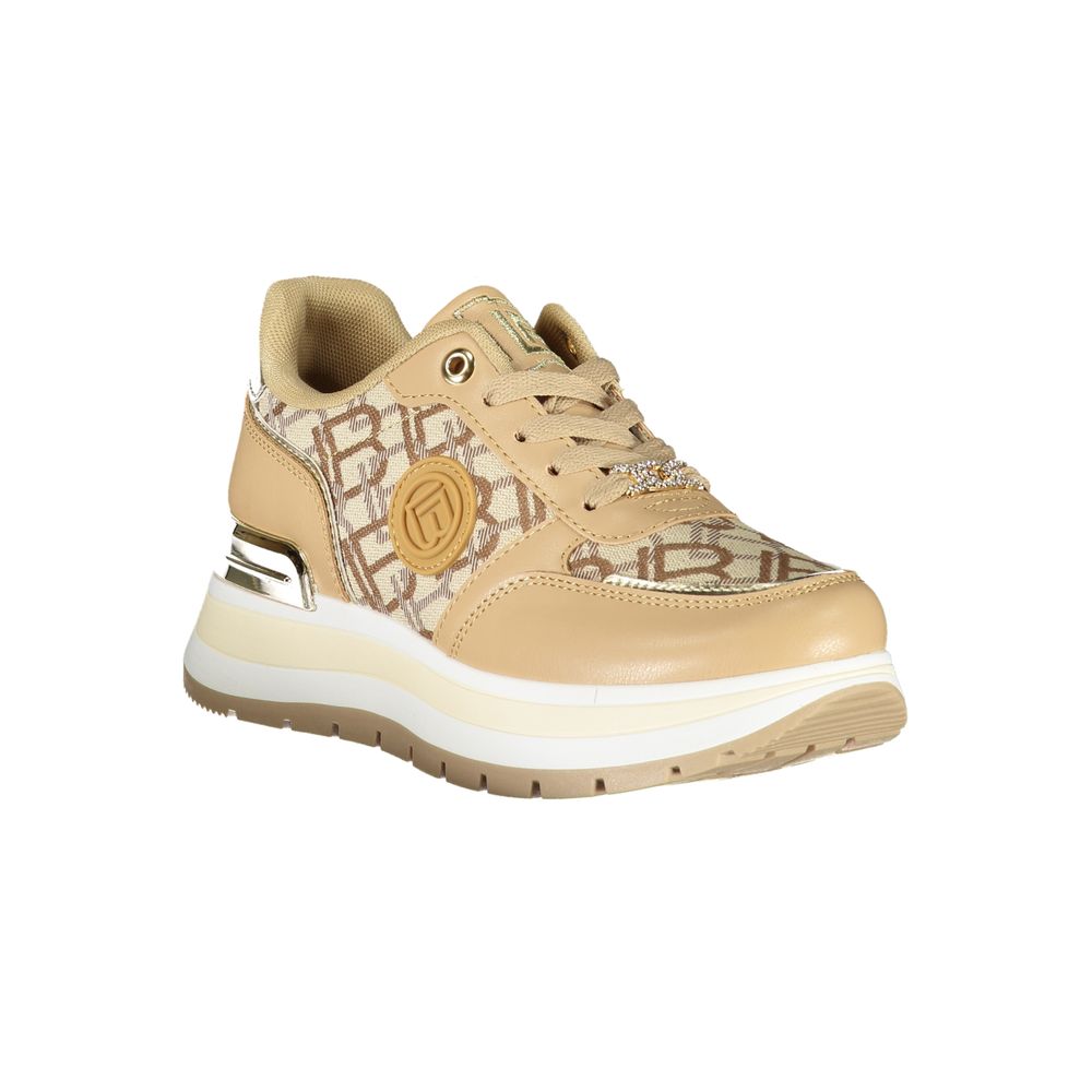 Laura Biagiotti Beige Polyester Women Sneaker - ACCEXO