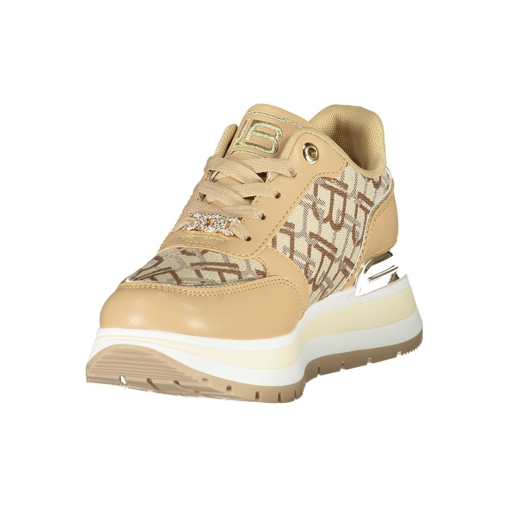 Laura Biagiotti Beige Polyester Women Sneaker - ACCEXO