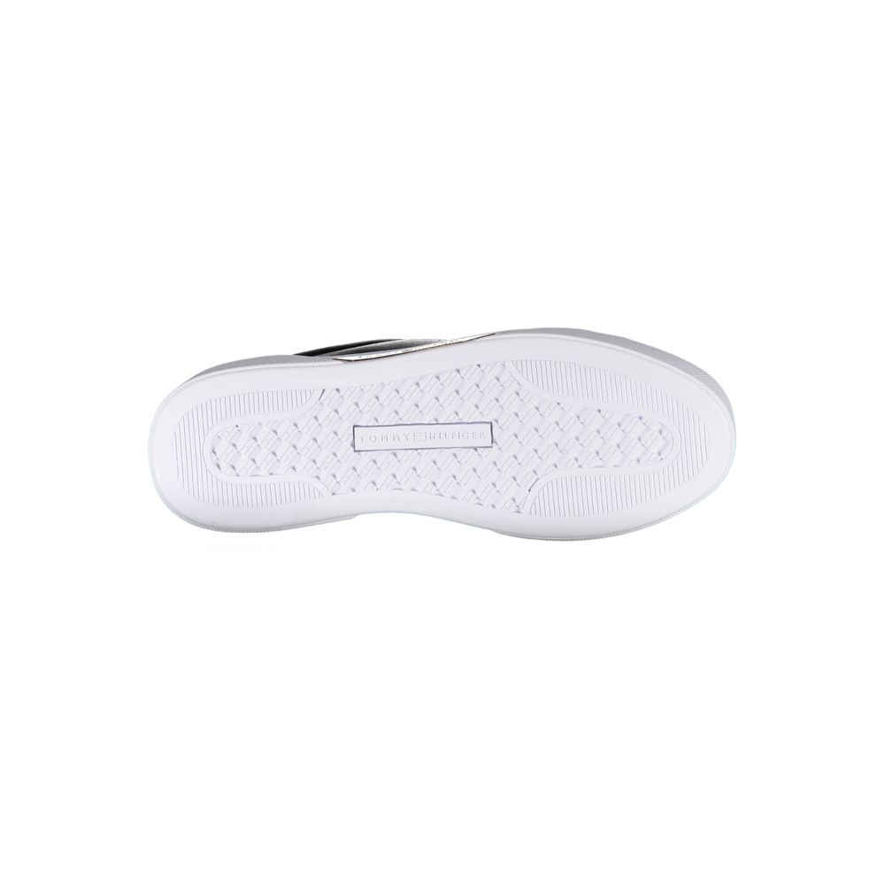 Tommy Hilfiger Black Leather Women Sneaker - ACCEXO