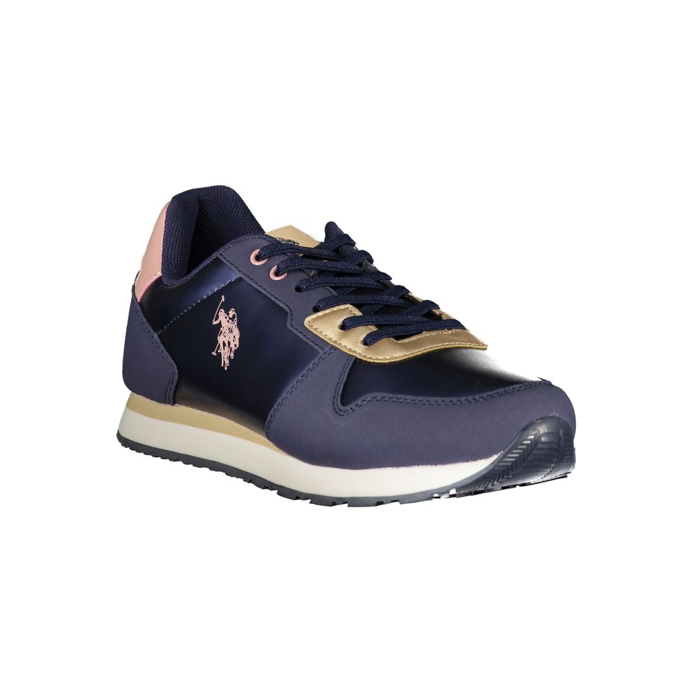 U.S. POLO ASSN. Blue Polyester Sneaker - ACCEXO